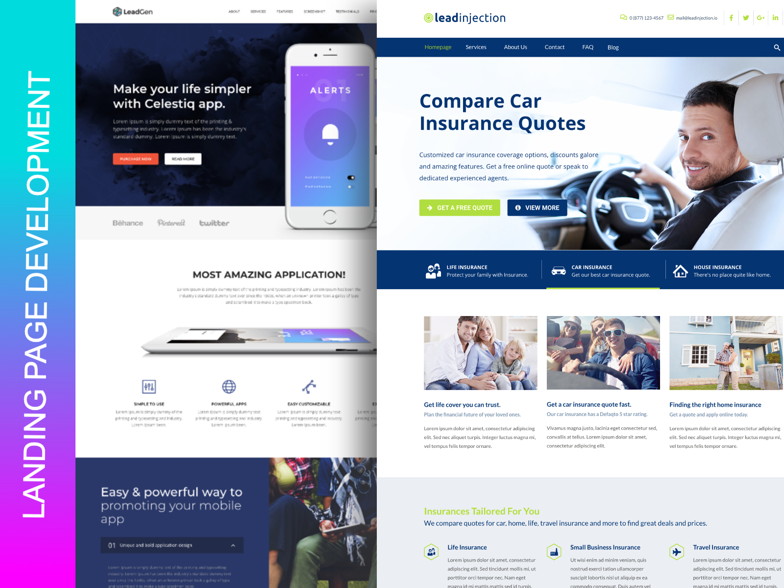 Landing Page Development